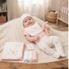 H14902: Baby Girls Bunny 10 Piece Mesh Bag Gift Set (NB- 6 Months)